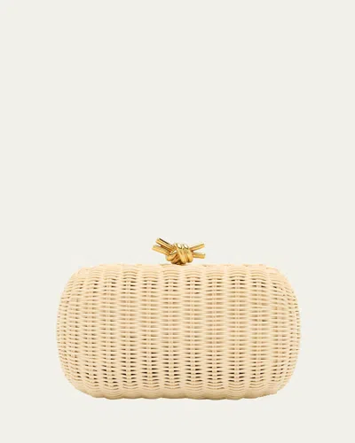 Bottega Veneta Knot Chain Rattan Crossbody Bag