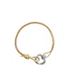 Bottega Veneta Knot Detail Bracelet In Yellow