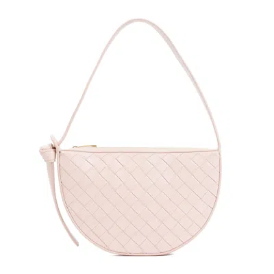 Bottega Veneta Women Sunrise Mini Leather Shoulder Bag In Multicolor