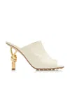 Bottega Veneta Knot-detailed Leather Mules In White
