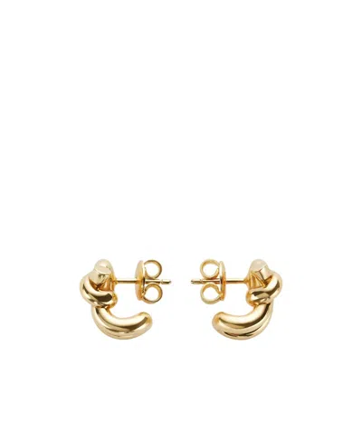 Bottega Veneta Knot Earring In Yellow