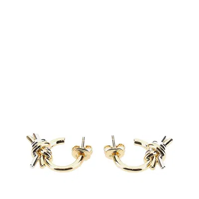 Bottega Veneta 'knot' Earrings In Gold