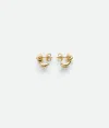 Bottega Veneta Knot Ohrringe In Gold