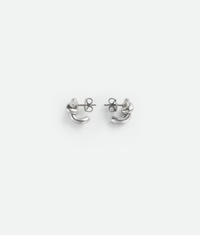 Bottega Veneta Bottega  Veneta Knot Earrings In Silver