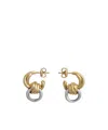 Bottega Veneta Knot Earrings In Yellow