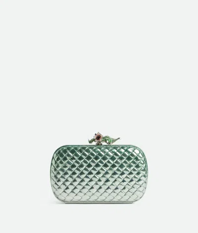 Bottega Veneta Knot In Fresh Mint/silver