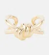 Bottega Veneta Knot Gold-plated Sterling Silver Ring In Gold