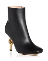 Bottega Veneta Knot Ankle Boot In Nero