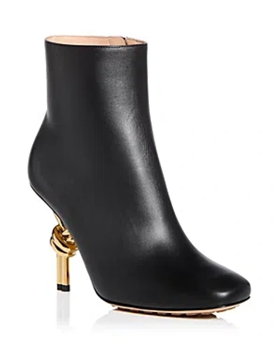 BOTTEGA VENETA KNOT HIGH HEEL BOOTIES