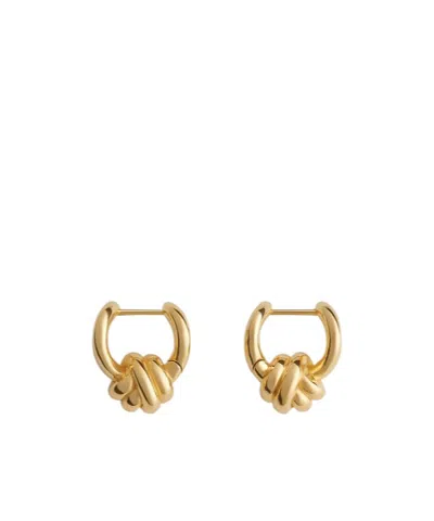 BOTTEGA VENETA BOTTEGA VENETA KNOT HOOP EARRINGS