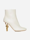 BOTTEGA VENETA KNOT LEATHER ANKLE BOOTS