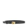 Bottega Veneta 'knot' Leather Belt In Black