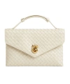 Bottega Veneta Lambskin Knot Lock Top-handle Bag