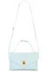 Bottega Veneta Knot Lock Bag In Zenith & Muse Brass