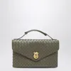 Bottega Veneta Women Knot Lock Cypress Coloured Bag In Green