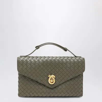BOTTEGA VENETA KNOT LOCK CYPRESS COLOURED BAG