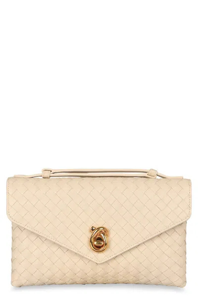 Bottega Veneta Knot Lock Leather Crossbody Bag