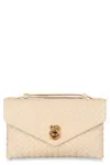 Bottega Veneta Knot Lock Leather Crossbody Bag In Neutral
