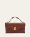 Bottega Veneta Knot Lock Leather Top-handle Bag