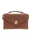 Bottega Veneta Lock Knot Leather Shoulder Bag
