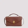 Bottega Veneta Lock Knot Leather Shoulder Bag