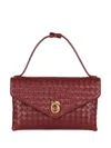 Bottega Veneta Woven Bag With Handle In Blue