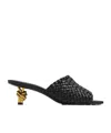 Bottega Veneta Knot Logo Muller Shoes In Black