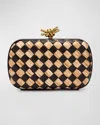 Bottega Veneta Knot Minaudiere Bag In Fond-natufond
