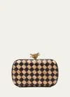 Bottega Veneta Knot Minaudiere Bag In Fond-natufond