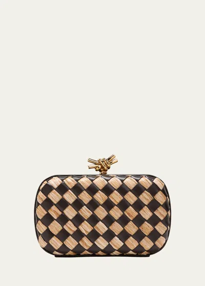Bottega Veneta Knot Minaudiere Bag In Fond-natufond