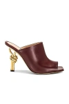 Bottega Veneta Grape Nappa Leather Knot Mules In Merlot