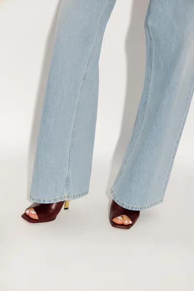 Bottega Veneta ‘knot' Mules In Burgundy