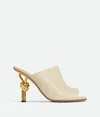 Bottega Veneta Knot Leather Mules In White