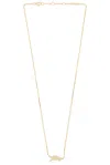 Bottega Veneta Knot Necklace In Gold