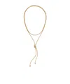 Bottega Veneta Knot Necklace In Gold