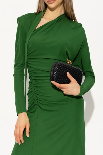 Bottega Veneta ‘knot Small' Clutch In Black