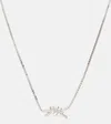 Bottega Veneta Knot Sterling Silver Necklace In Silver