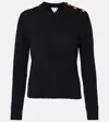 Bottega Veneta Knot Wool Sweater In Black