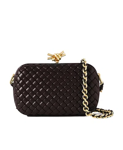 BOTTEGA VENETA BOTTEGA VENETA KNOT INTRECCIATO SHOULDER BAG
