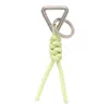 Bottega Veneta Triangle Key Ring With Hook In Multicolour