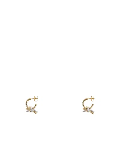 Bottega Veneta Knotted Earrings