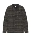 Bottega Veneta Knotted Viscose Shirt In Fondant Multicolor