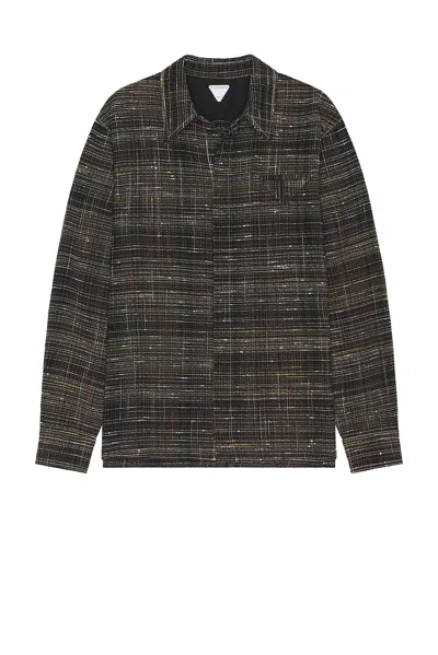 Bottega Veneta Knotted Viscose Shirt In Fondant Multicolor