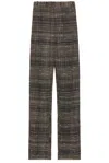 Bottega Veneta Knotted Viscose Two Pleats Trousers In Fondant Multicolor