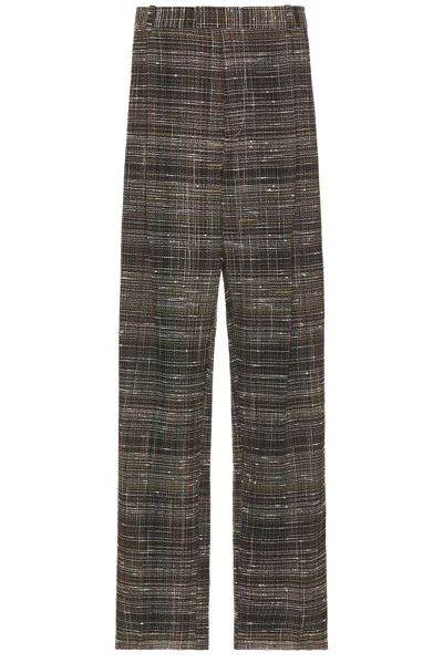 Bottega Veneta Knotted Viscose Two Pleats Trousers In Multicolor
