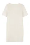 Bottega Veneta Lace-effect Knitted Dress In Green