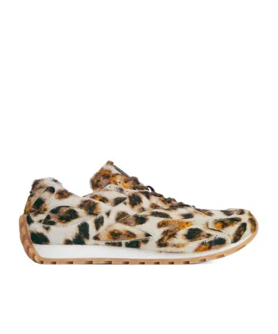 Bottega Veneta Laced Sneakers In Multicolor