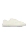 Bottega Veneta White Intrecciato Nappa Leather Serena Sneakers In White