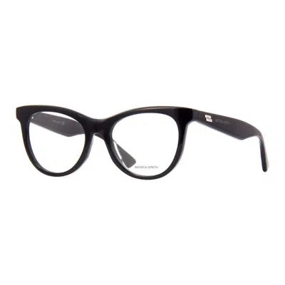 Bottega Veneta Ladies Black Cat Eye Eyeglass Frames Bv1064o 001