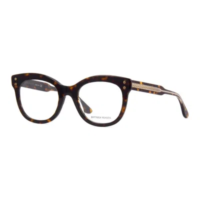 Bottega Veneta Ladies Black Square Eyeglass Frames Bv0241o 002